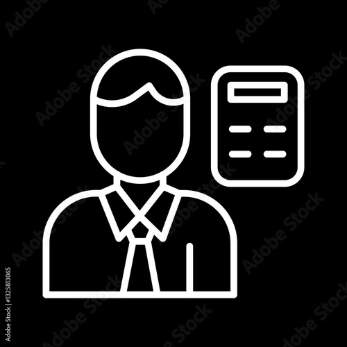 Accountant Vector Icon