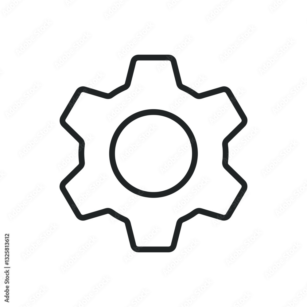 Setting and setup thin line icons. Editable stroke and Perfect pixel on transparent background Setting and setup thin line icons. Editable stroke and Perfect pixel on transparent background