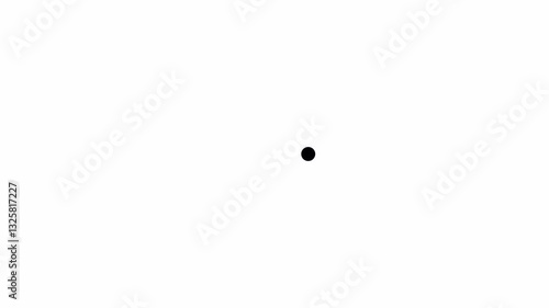 Loading animated dot video that slowly shifts to the right and back to the left