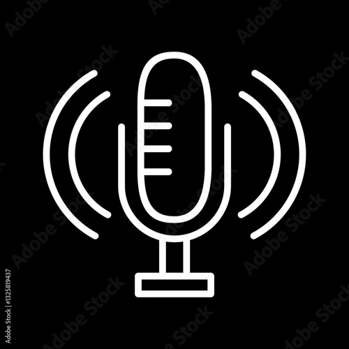 Microphone Vector Icon