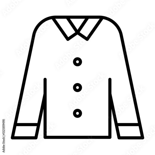 Casual shirt with buttons, cuffs and V-neck