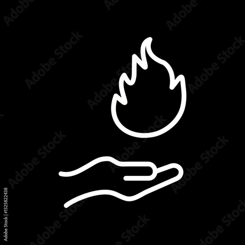 Hand warmers Vector Icon