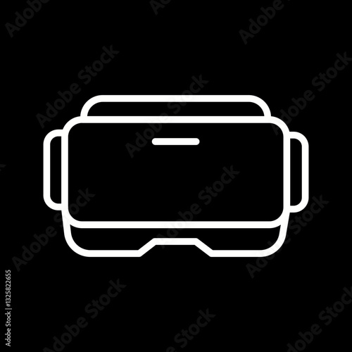 Virtual Reality Headset Vector Icon