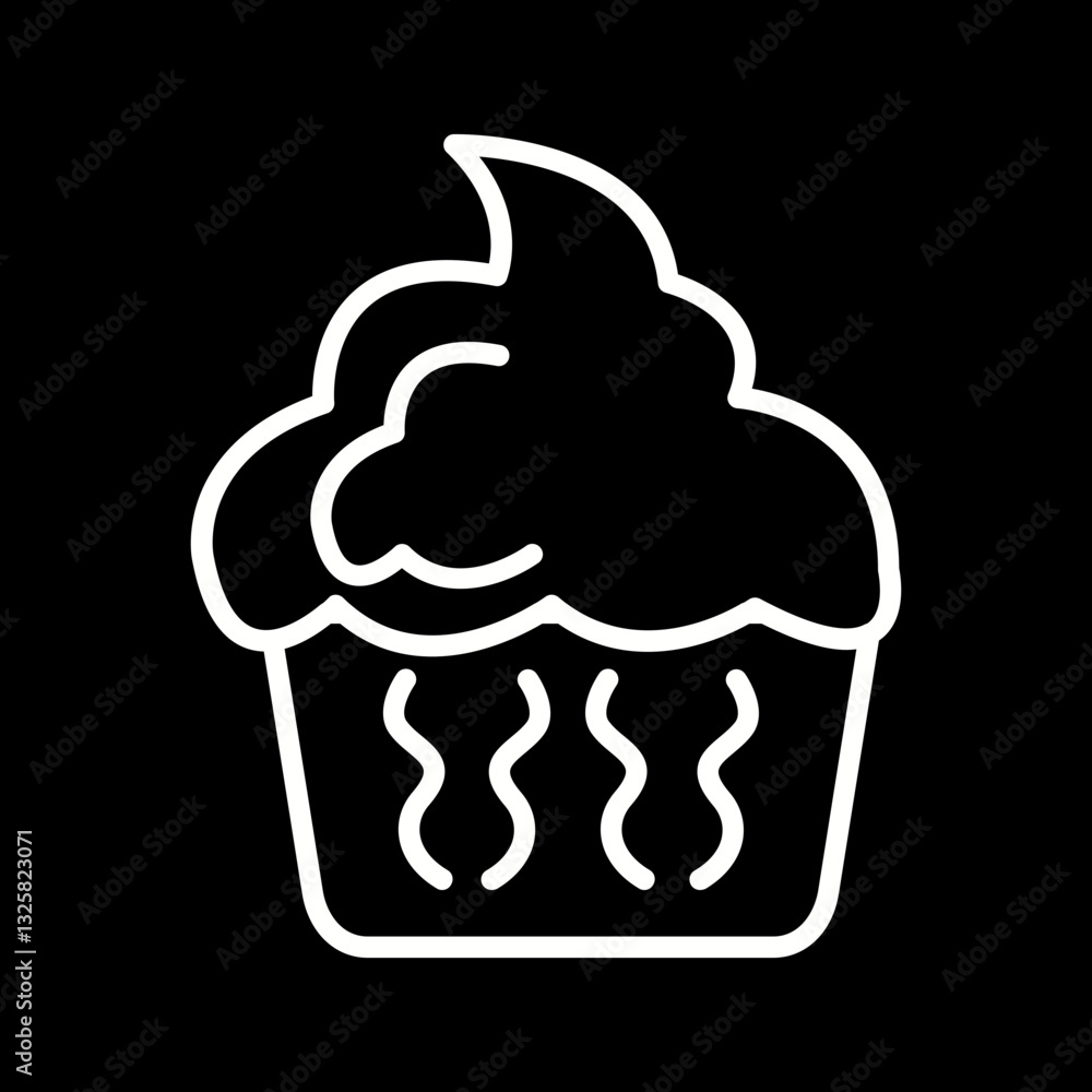 Cupcake Vector Icon Cupcake Vector Icon