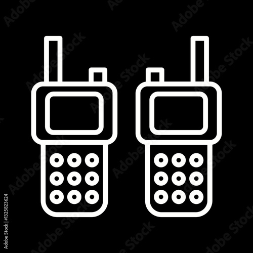 Walkie Talkie Vector Icon