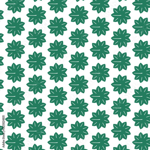 vector seamless pattern with flowers