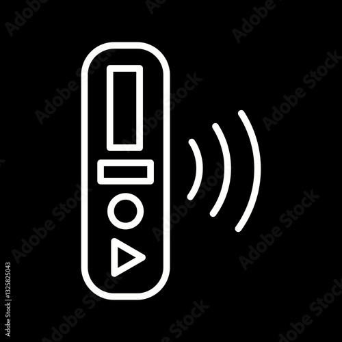 Digital Voice Recorder Vector Icon