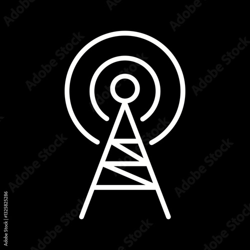 Radio Station Vector Icon