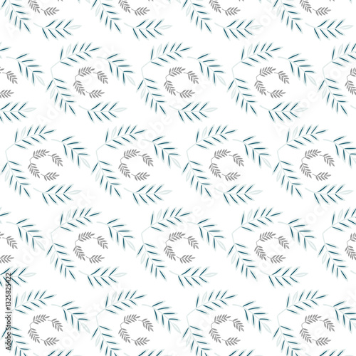 abstract seamless pattern with butterflies