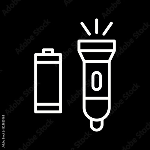 Spare batteries Vector Icon