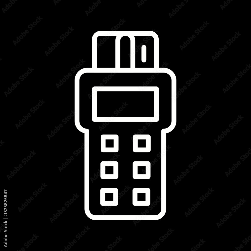 Point-of-Sale System Vector Icon Point-of-Sale System Vector Icon