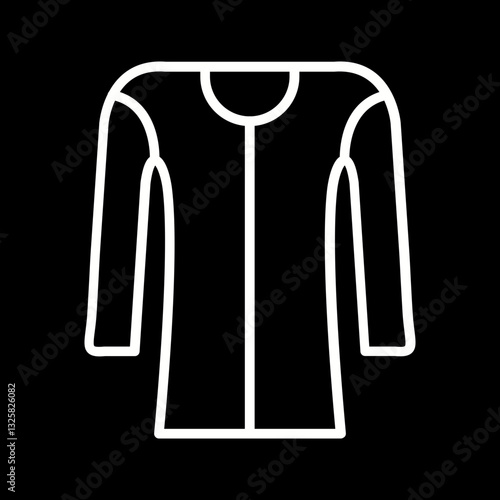 Fleece jacket Vector Icon
