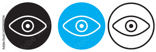 eye icon set. vision icon, see view icons - eyesight symbol - invisible eye hide icon, incognito icon no eye view hidden icon set. vision icon, unsee icons