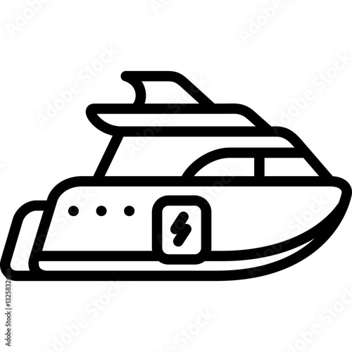 electric boat icon