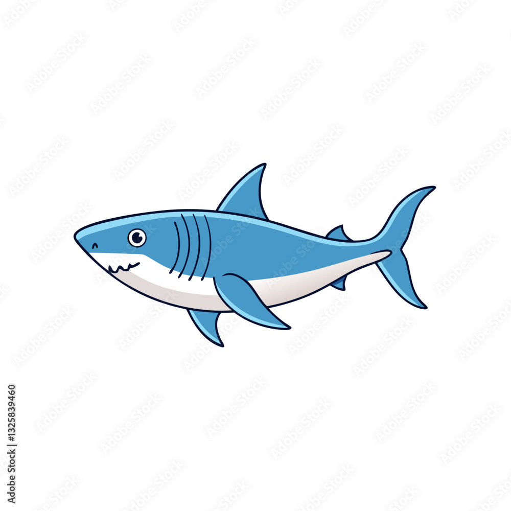 shark fish cartoon shark fish cartoon