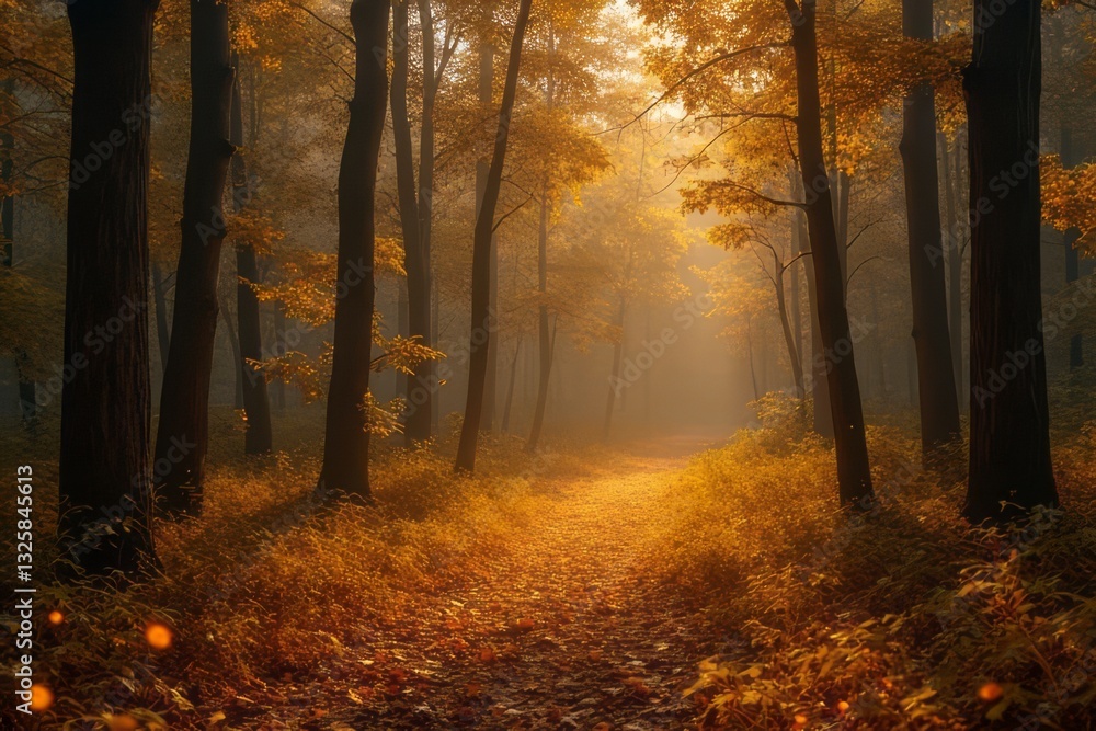 Obraz premium autumn in the forest