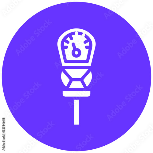 Vector Design Parking Meter Icon Style