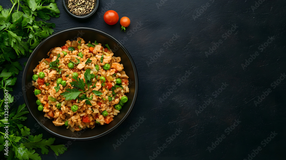 Photo-realistic image of a dish placed on a kitchen table, featuring a beautifully plated meal with vibrant colors and fine details, ideal for showcasing culinary artistry and home cooking.
Photo-realistic image of a dish placed on a kitchen table, featuring a beautifully plated meal with vibrant colors and fine details, ideal for showcasing culinary artistry and home cooking.