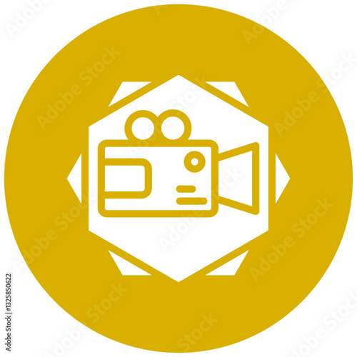 Vector Design Video Camera Icon Style