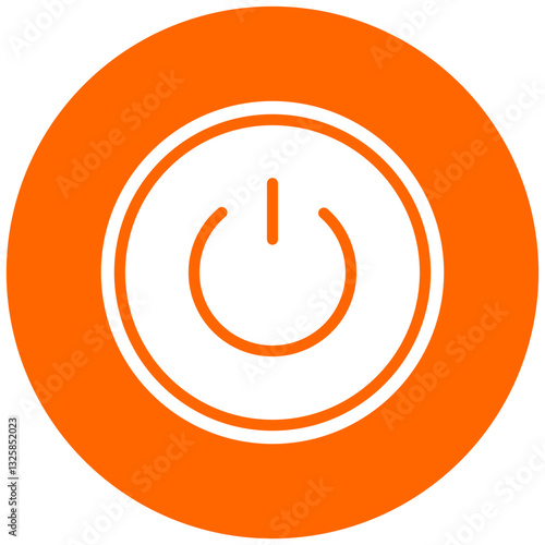 Vector Design Power Button Icon Style