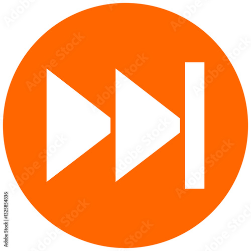 Vector Design Fast Forward Icon Style