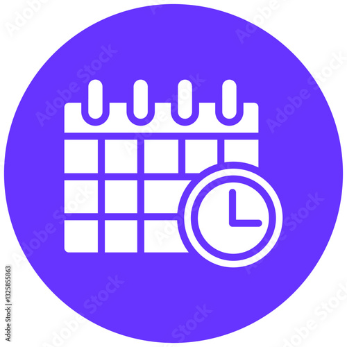 Vector Design Deadline Icon Style