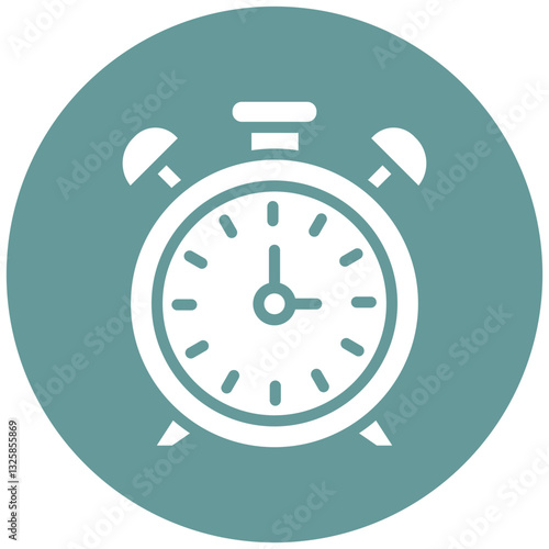 Vector Design Alarm Clock Icon Style