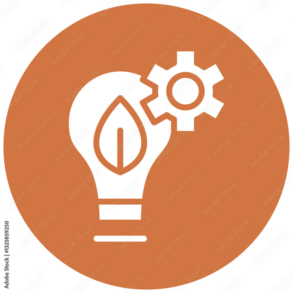 Eco Innovation Vector Design Icon Style Eco Innovation Vector Design Icon Style