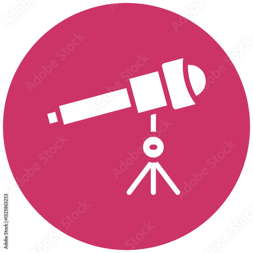 Telescope Vector Design Icon Style