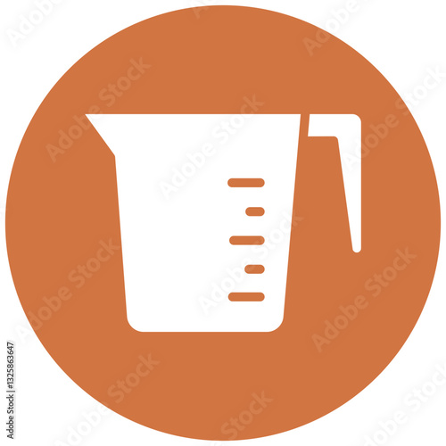 Vector Design Measuring Cup Icon Style
