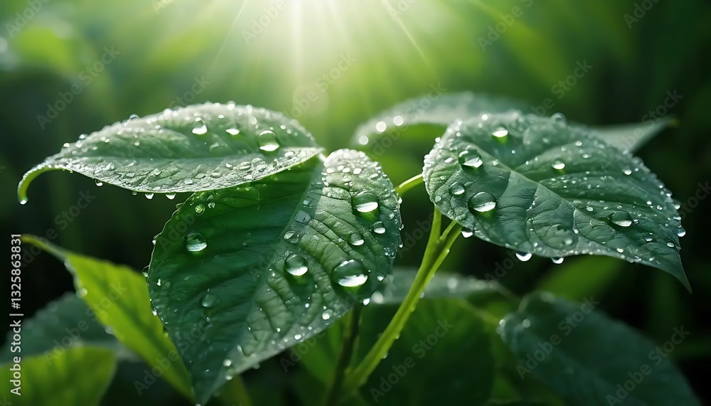 dew on a leaf dew on a leaf
