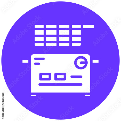 Vector Design Fryer Icon Style