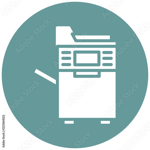 Vector Design Photocopier Icon Style