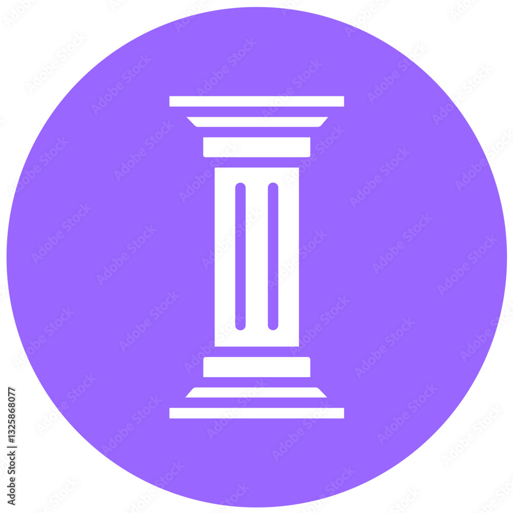 Vector Design Pillar Icon Style Vector Design Pillar Icon Style