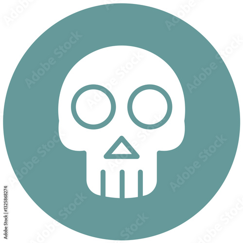 Vector Design Skull Icon Style