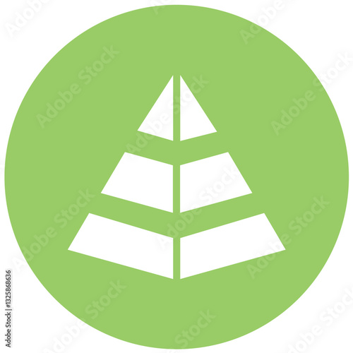 Vector Design Pyramid Icon Style