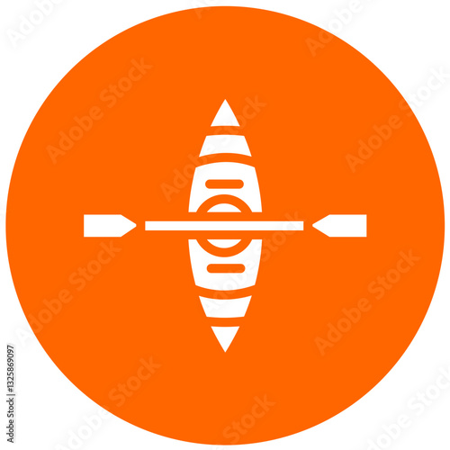 Vector Design Kayak Icon Style