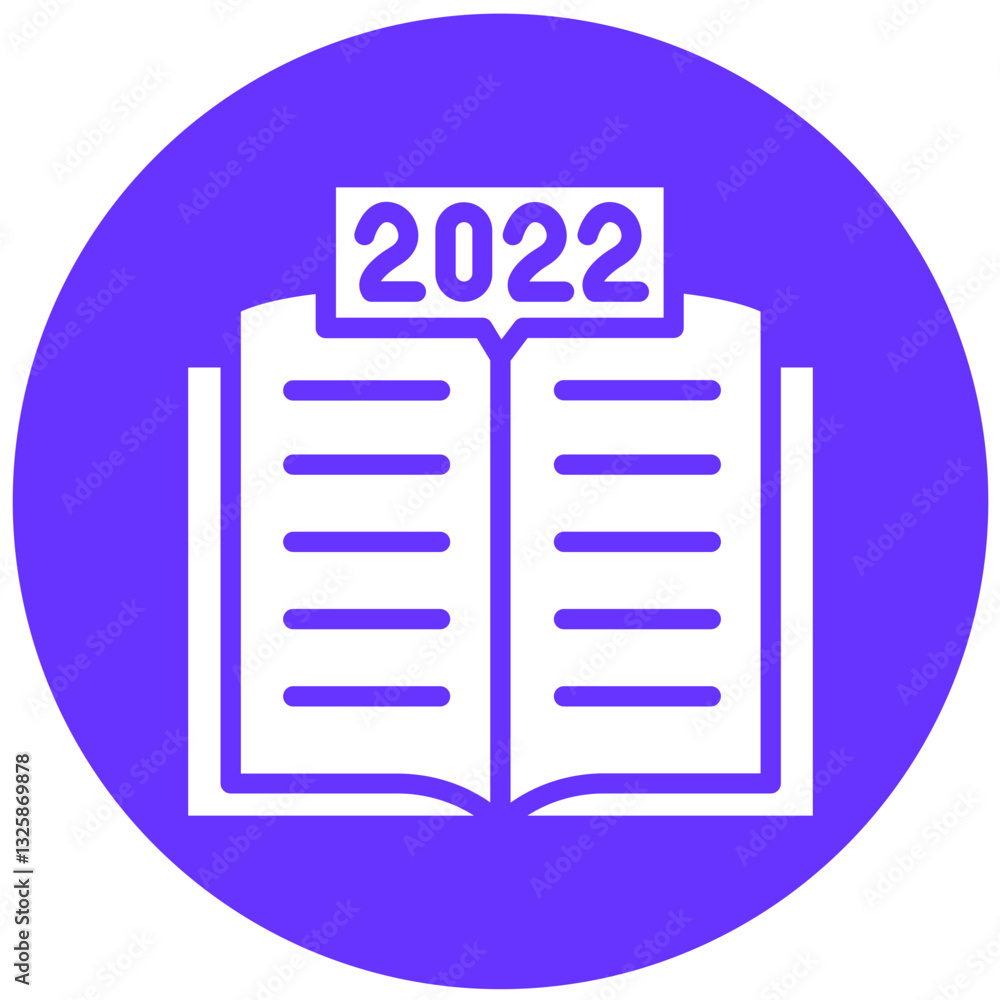 Vector Design Contemporary Literature Icon Style