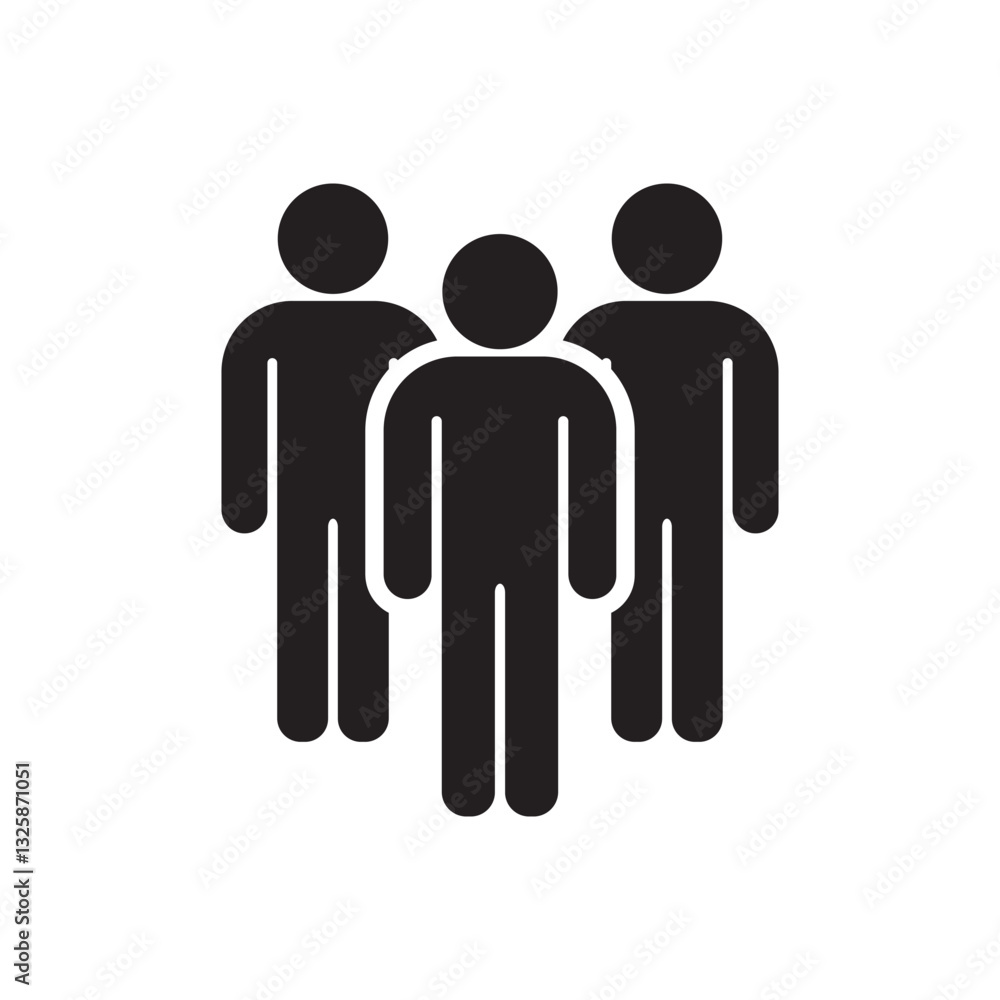  group 3 people icon