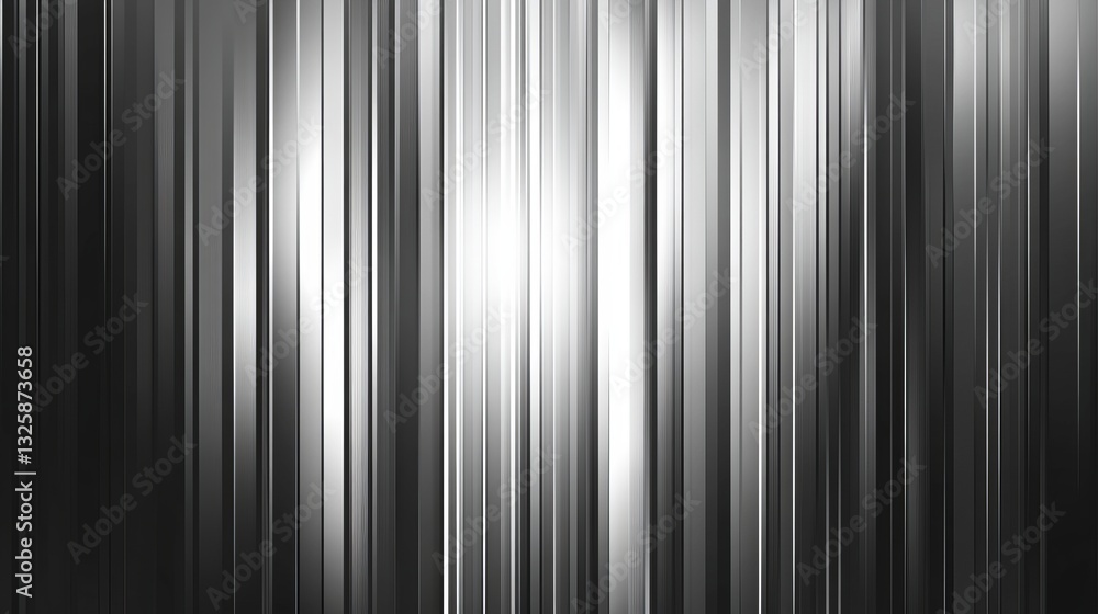 Fototapeta premium abstract silver background with vertical lines and stripes. illustration digital.