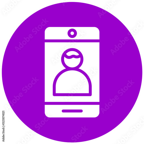 Vector Design Front Camera Icon Style