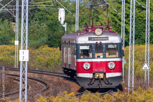 Obraz na płótnie Passenger train. w salonie