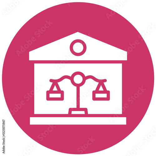 Vector Design Property Law Icon Style