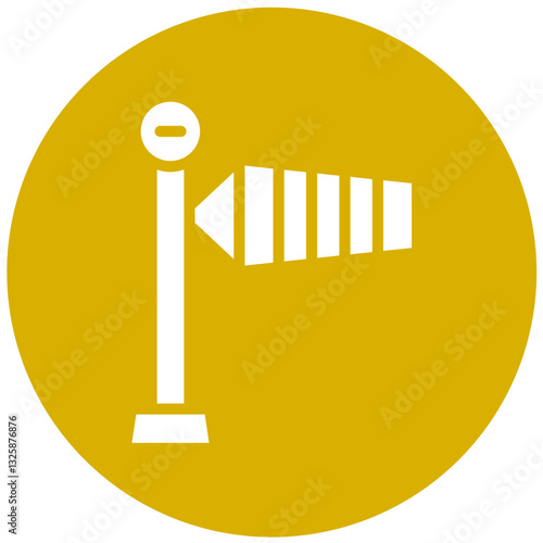 Vector Design Windsock Icon Style