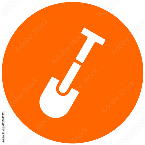 Vector Design Shovel Icon Style