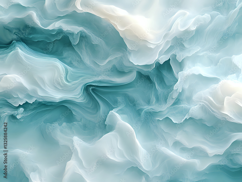 Obraz premium Serene seamless water background showcasing soft rippling patterns