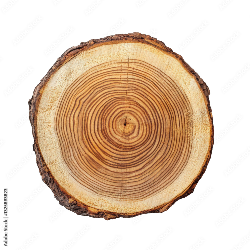 a cross-section of a tree trunk showcasing its growth rings highlighting the natural patterns and textures of wood. for educational decorative or environmental purposes a cross-section of a tree trunk showcasing its growth rings highlighting the natural patterns and textures of wood. for educational decorative or environmental purposes