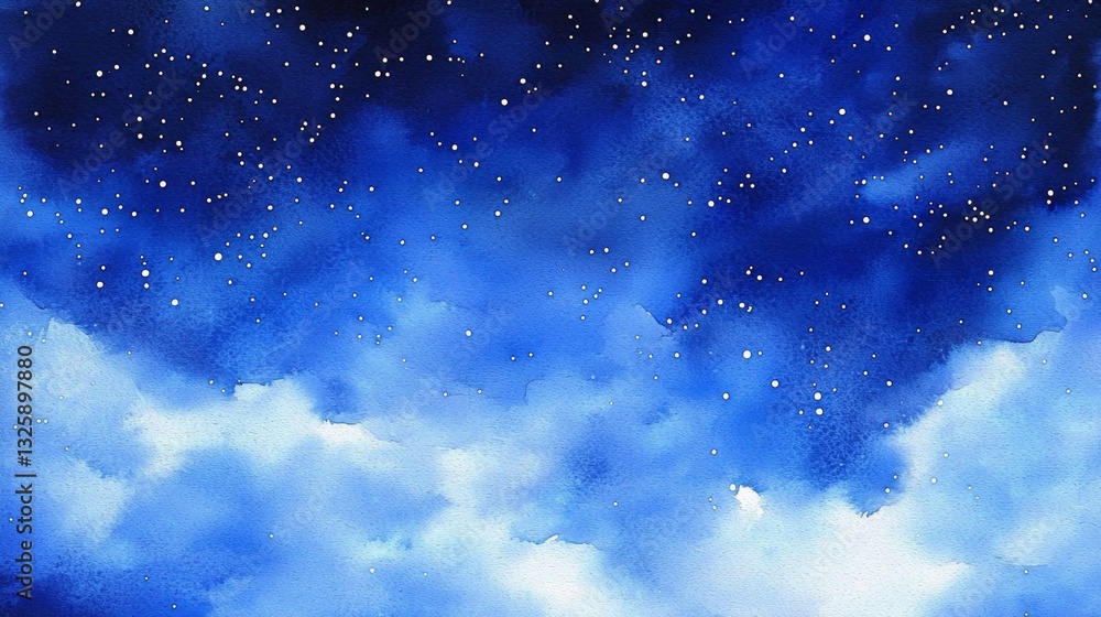 Fototapeta premium Unique artistic portrayal of the vast universe in vibrant colors.