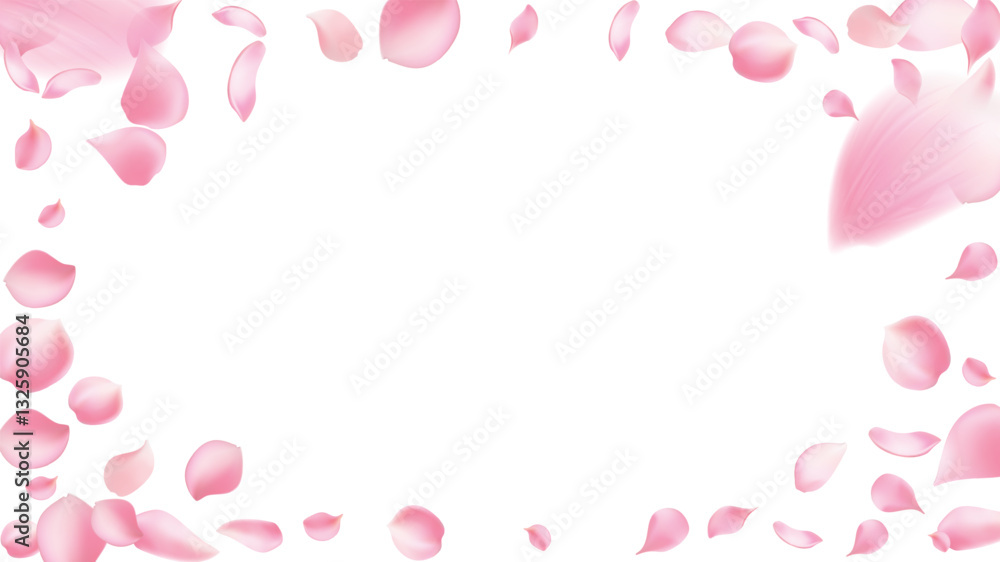 Rose petals or sakura flying petals, romantic background with realistic pink cherry flower petals flow or falling motion. Love, romance, floral spring season,cherry blossom Rose petals or sakura flying petals, romantic background with realistic pink cherry flower petals flow or falling motion. Love, romance, floral spring season,cherry blossom