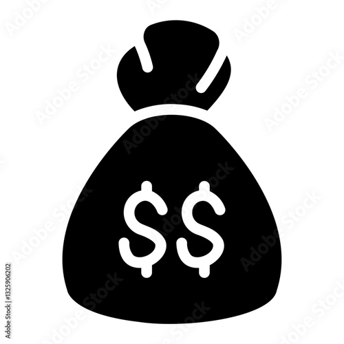 money bag Solid icon